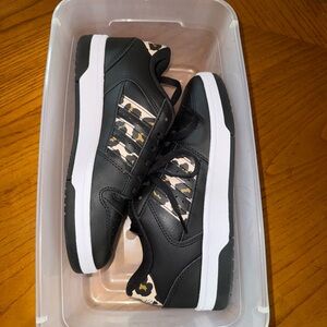 Adidas Break Start Low Black Leopard Print Sneakers Women’s 5.5